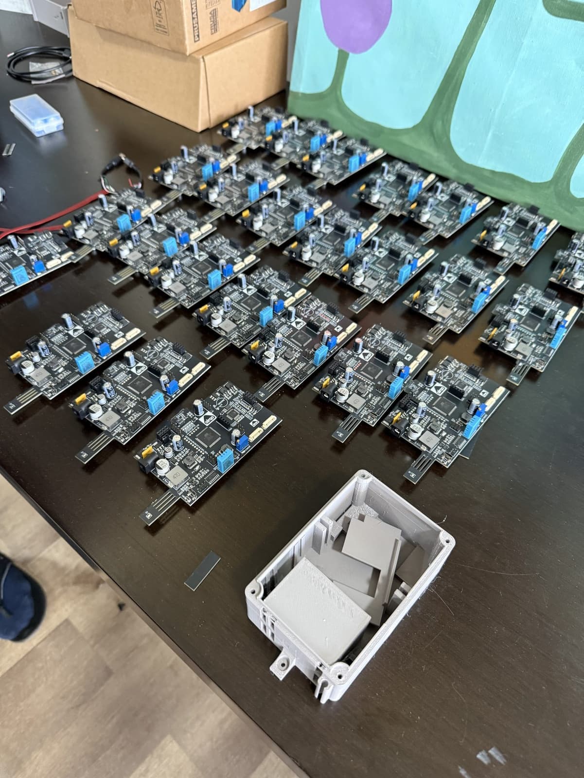 Robotic sensor circuit boards in development